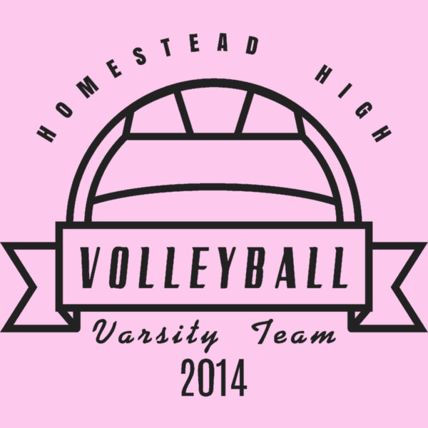 Volleyball Template DNT001 BW Thumbnail