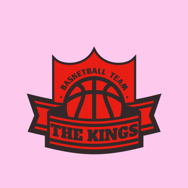 The Kings Basketball team Logo Template Thumbnail