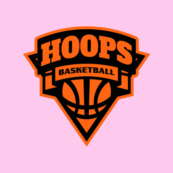 Hoops Basketball logo template 02 Thumbnail