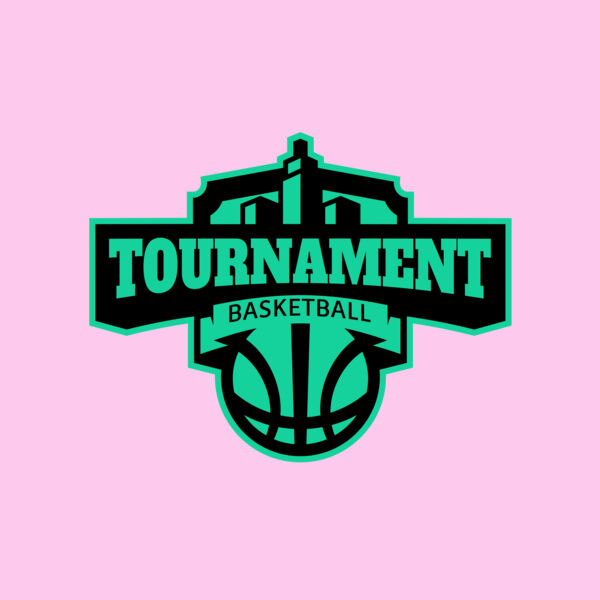 Tournament Basketball logo template Thumbnail