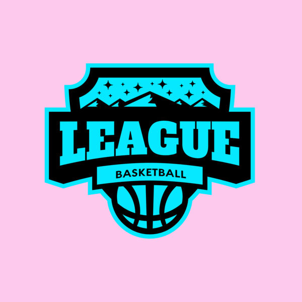 League Basketball logo template Thumbnail