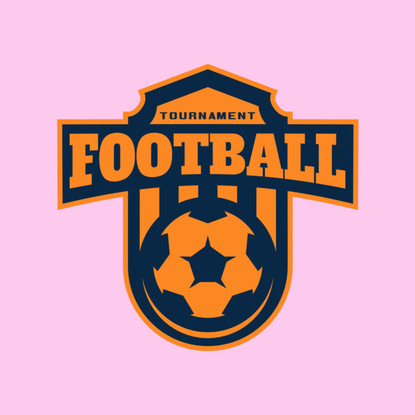 Football Tournament logo template Thumbnail
