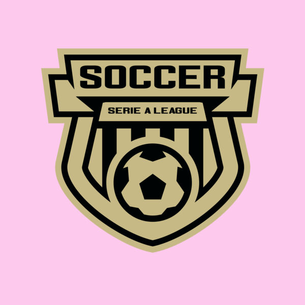 Serie a league soccer logo template Thumbnail