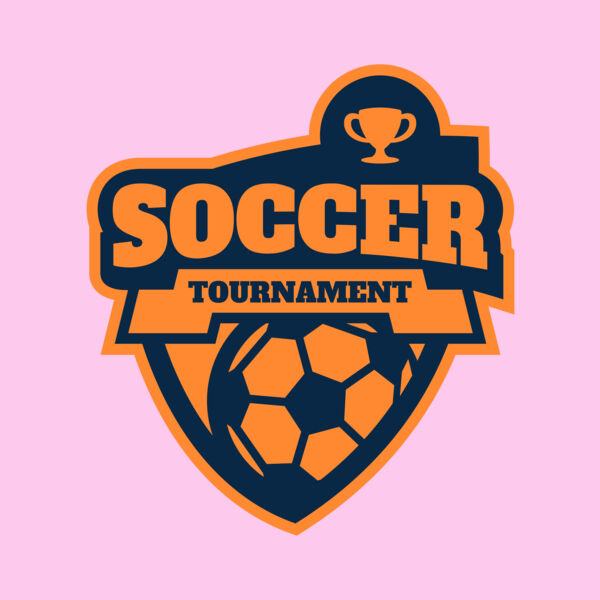 Soccer Tournament league logo template Thumbnail