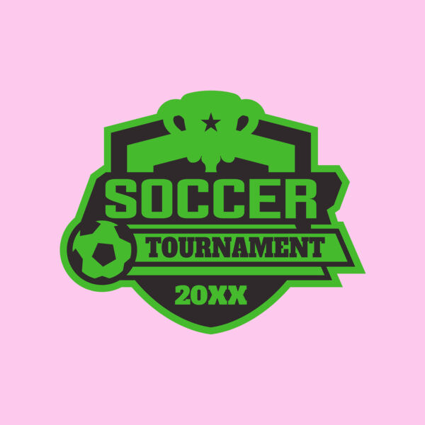 Soccer Tournament logo template 02 Thumbnail