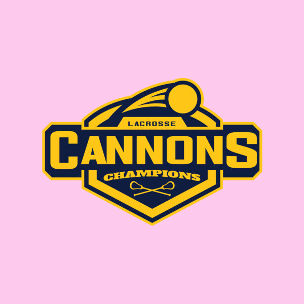 Cannons Champions Lacrosse Logo Template Thumbnail