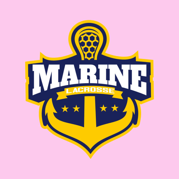 Marine Lacrosse Logo Template Thumbnail