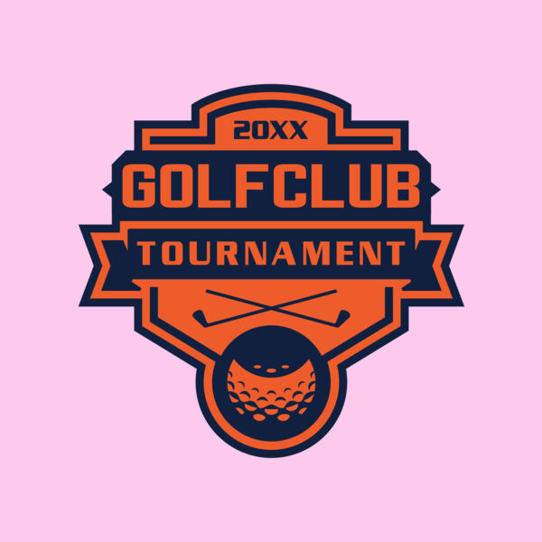 Golf club Tournament logo template 02 Thumbnail