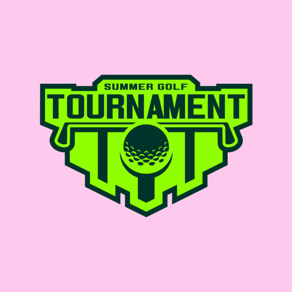 Tournament Summer golf logo template Thumbnail