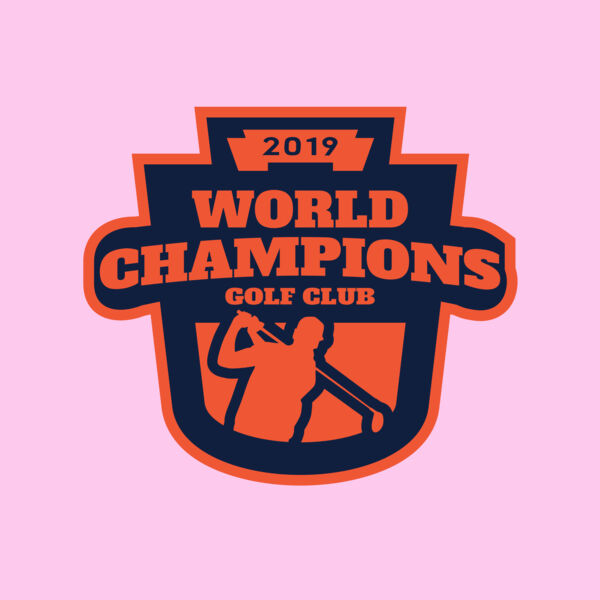 World Champions Golf club logo template Thumbnail