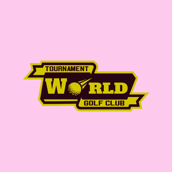 World Tournament Golf club logo template Thumbnail