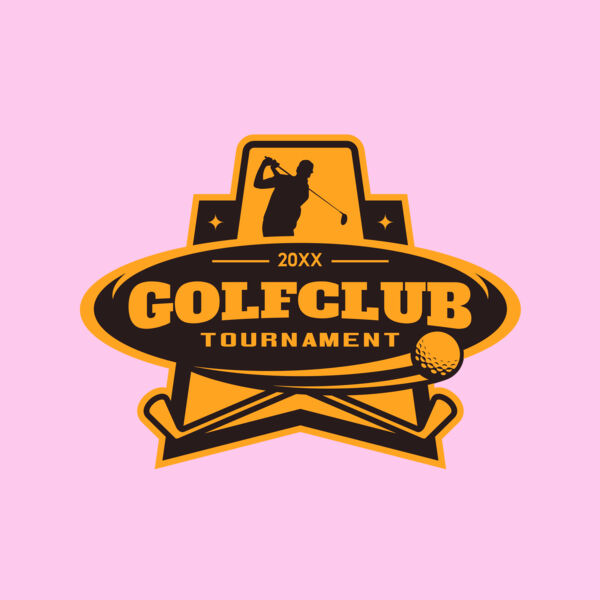 Golf club Tournament logo template 05 Thumbnail