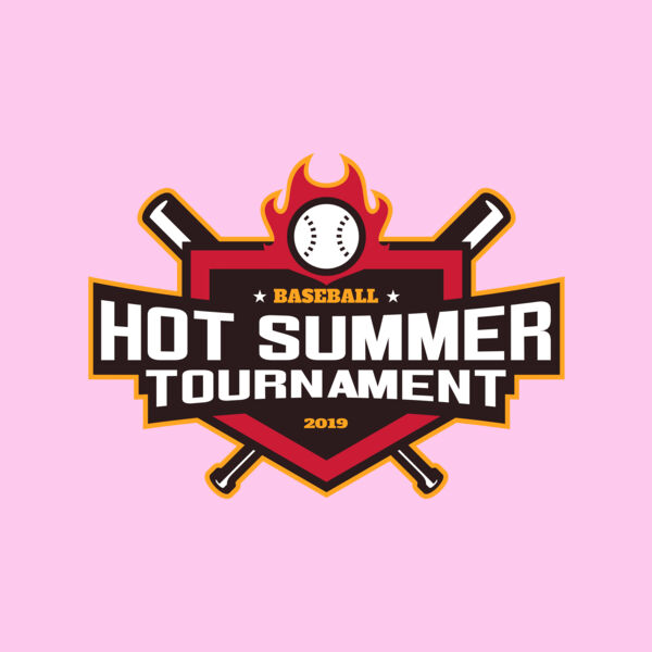 Hot Summer Tournament Baseball logo 01 Thumbnail