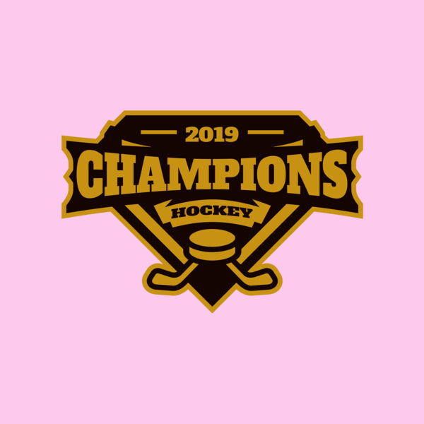 Champions Hockey logo template Thumbnail