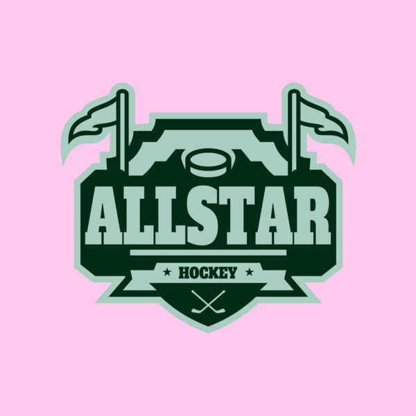 All Star Hockey Tournament logo template 02 Thumbnail