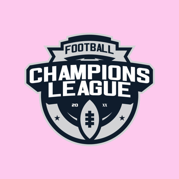 Champions League Football logo template Thumbnail