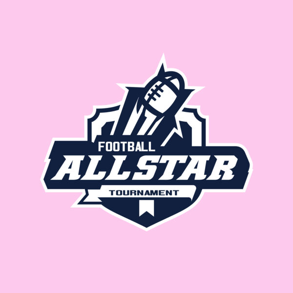 Allstar Tournament Football logo template Thumbnail