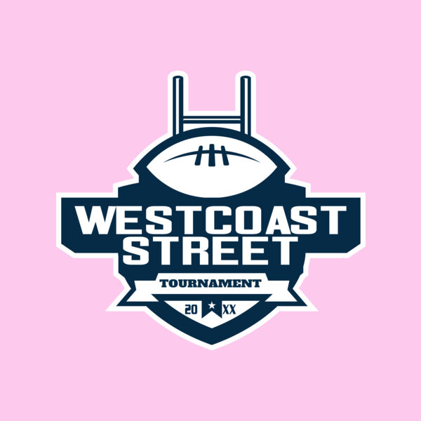 West Coast Street Tournament logo template Thumbnail