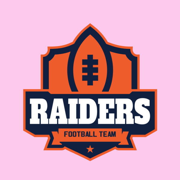 Raiders Football Team logo template Thumbnail