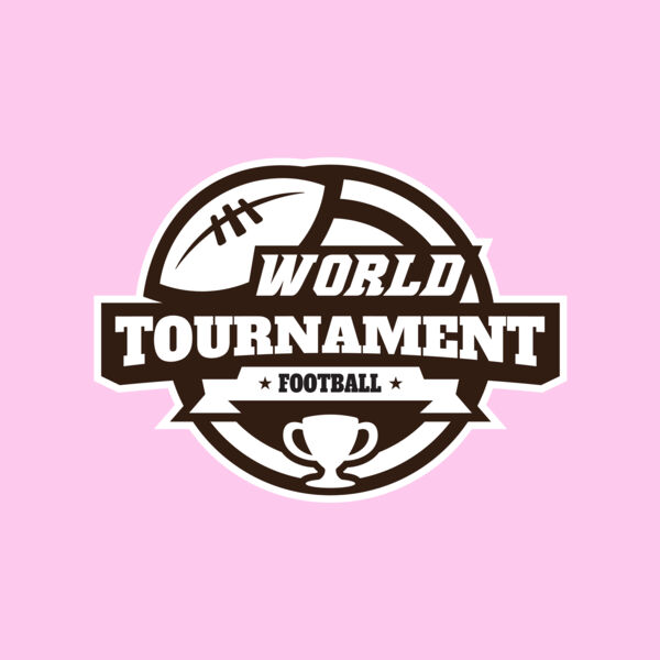 World Tournament Football logo template Thumbnail