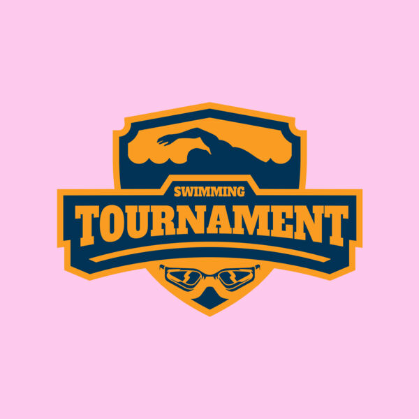 Swimming Tournament logo template 02 Thumbnail