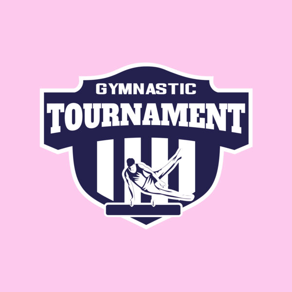 Gymnastic Tournament logo template Thumbnail
