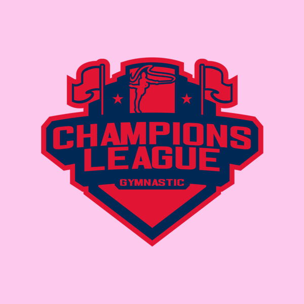 Champions League Gymnastic logo template Thumbnail